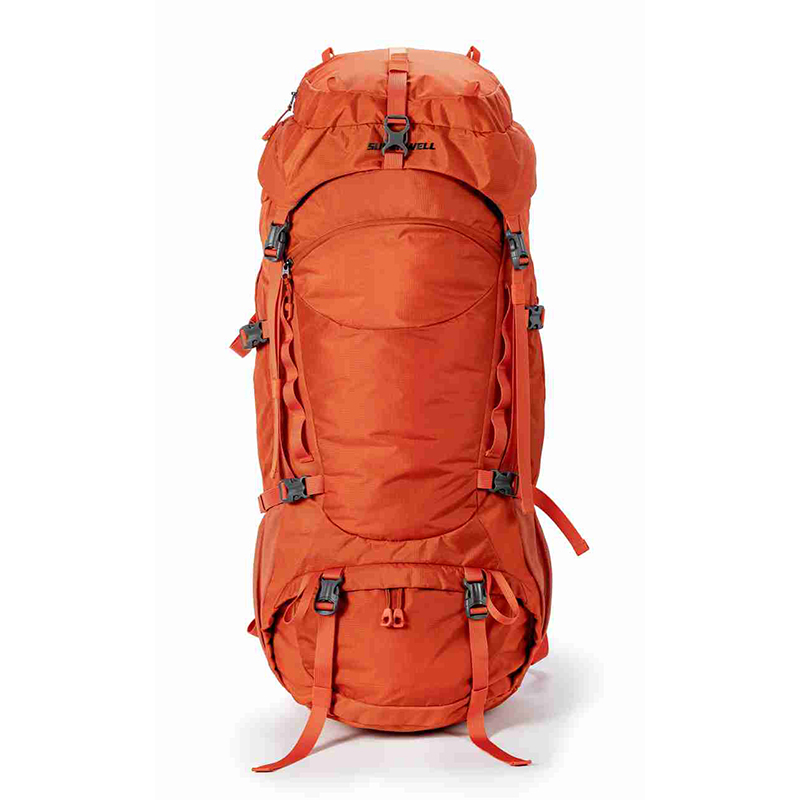 Orange Outdoor Hiking Backpack