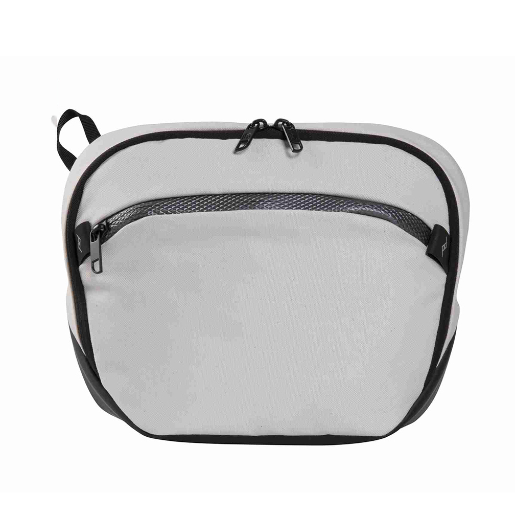 Casual commuter pouch with water resistance