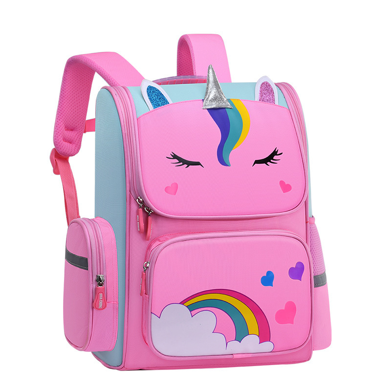 Unicorn Cartoon Lightweight Space Backpack for Boys and Girls